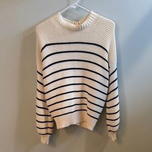 Alex Mill Striped Knit Reversible Sweater